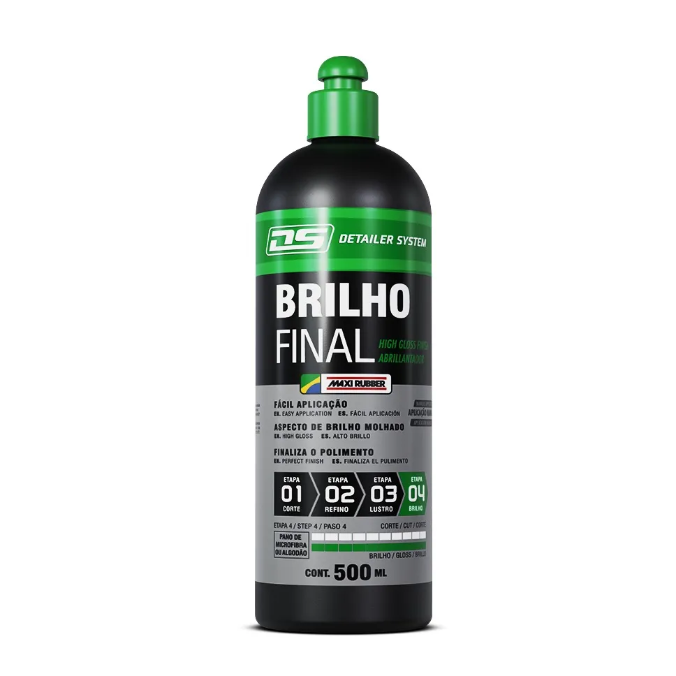 Brilho Final 500ml - Maxi Rubber